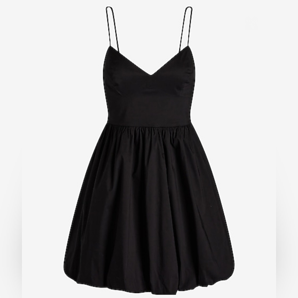 Express Black Spaghetti-Strap Mini Dress Size XS